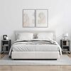 vidaXL Bedside Table Grey Sonoma 39.5 x 30 x 50 cm Engineered Wood