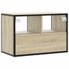 vidaXL TV Cabinet Sonoma Oak 60x31x39.5 cm Engineered Wood and Metal