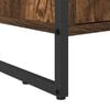 vidaXL Shoe Cabinet Smoke Oak 79 x 36 x 100 cm Engineered Wood