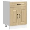 vidaXL Kitchen Base Cabinet Kalmar Sonoma Oak Engineered Wood