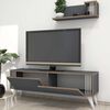 Homemania TV Stand Nicol 120x31x42 cm Anthracite