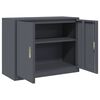 vidaXL Storage Cabinet Anthracite 90 x 40 x 70 cm Steel