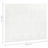 vidaXL 5-Panel Room Divider White 200x180 cm Steel