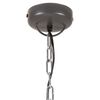 vidaXL Industrial Hanging Lamp Grey Iron & Solid Wood 26 cm E27