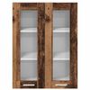 vidaXL Hanging Cabinet Old Wood 60 x 31 x 80 cm Engineered Wood