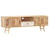 vidaXL TV Cabinet 140x30x45 cm Solid Mango Wood