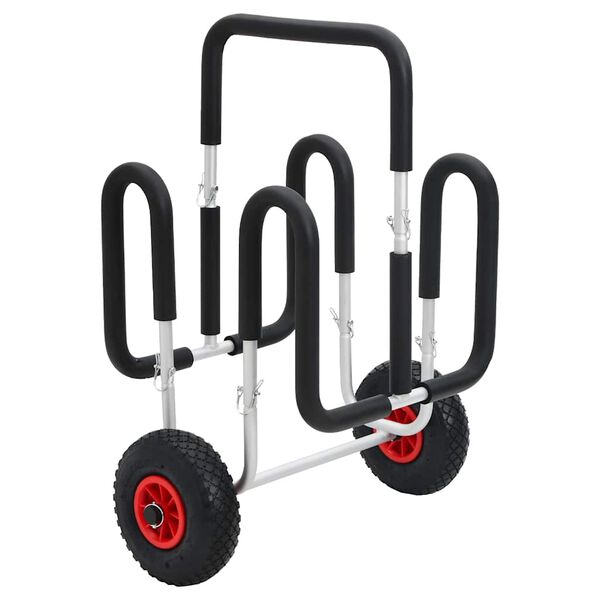 vidaXL SUP Trolley for 2 Surfboards 90 kg Aluminium