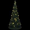 vidaXL Pop-up String Artificial Pre-lit Christmas Tree Green 210 cm