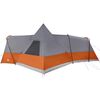 vidaXL Teepee Tent with Roof Grey and Orange 720 x 465 x 295 cm