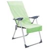 vidaXL Outdoor Chair Towels 2 pcs Green 130 x 60 cm