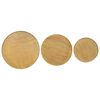 vidaXL Coffee Table&nbsp;3 pcs Golden Engineered Wood