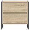 vidaXL Bedside Table Sonoma 50 x 39.5 x 50 cm Engineered Wood
