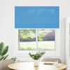 vidaXL Pleated Blind Blue 120x150 cm Fabric Width 119.4 cm Polyester