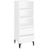 vidaXL Highboard White 40x36x110 cm Engineered Wood