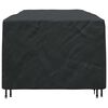 vidaXL Furniture Cover Plain Black 300 x 110 x 70 cm 210D