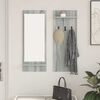 vidaXL Wall-Mounted Coat Rack with Shelf Grey sonoma 70 x 10 x 90 cm
