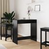 vidaXL Bar Table Black Oak 102 x 50 x 103.5 cm Engineered Wood