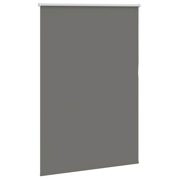 vidaXL Roller Blind Blackout Grey 95x130 cm Fabric Width 90.7 cm Polyester