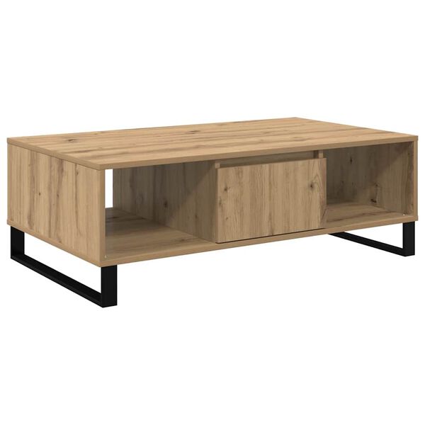vidaXL Coffee Table Artisan Oak 104 x 60 x 35 cm Engineered Wood