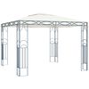 vidaXL Gazebo with LED String Lights 300x300 cm Cream
