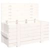 vidaXL Storage Box White 91x40.5x42 cm Solid Wood Pine