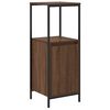 vidaXL Bathroom Furniture Set 3 pcs Brown Oak Engineered Wood