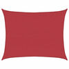 vidaXL Sunshade Sail 160 g/m&sup2; Red 6x8 m HDPE