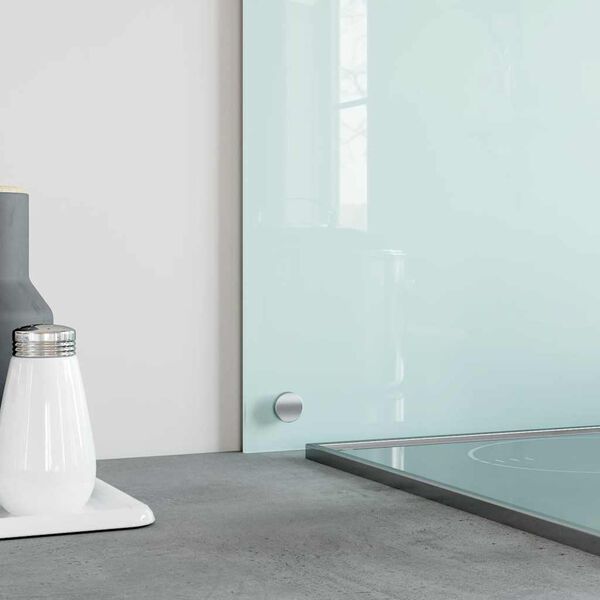 vidaXL Kitchen Backsplashes 2 pcs White 70x50 cm Tempered Glass