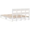 vidaXL Bed Frame without Mattress White 120x200 cm Solid Wood Pine