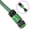 vidaXL Garden Hose with Fitting Set Green 0.75" 10 m PVC