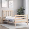 vidaXL Bed Frame without Mattress 90x200 cm Solid Wood Pine