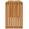 vidaXL Bench Oil Natural 110 x 30 x 45 cm Solid Teak Wood