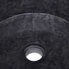 vidaXL Sink Black &Oslash;40x15 cm Marble