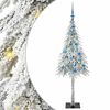 vidaXL Christmas Tree with 150 LEDs White 150 cm PE and Steel