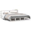 vidaXL Bed Frame without Mattress White 200x200 cm Solid Wood Pine