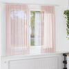 vidaXL Voile Curtains with Rod Pockets 2 pcs Light Pink