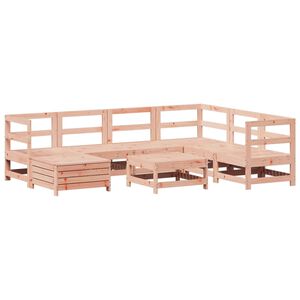 vidaXL 8 Piece Garden Sofa Set Solid Wood Douglas Fir