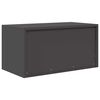 vidaXL Storage Cabinet Black 80 x 40 x 40 cm Steel