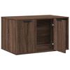 vidaXL Cat Litter Box Enclosure Brown Oak 80x50x45 cm Engineered Wood