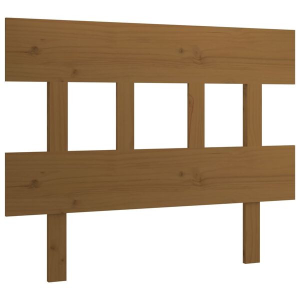 vidaXL Bed Headboard Honey Brown 93.5x3x81 cm Solid Wood Pine