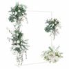 vidaXL Wedding Arch White 150 x 49.5 x 200 cm Steel