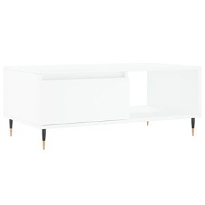 vidaXL Coffee Table White 90x50x36,5 cm Engineered Wood