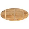 vidaXL Table Top 120x60x2.5 cm Oval Solid Wood Mango