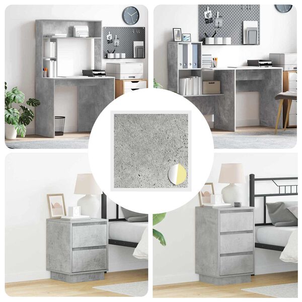 vidaXL Self-adhesive Screw Cover 12 pcs Concrete Grey &Oslash; 20 x 0.5 mm