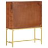 vidaXL Highboard 80x30x100 cm Solid Acacia Wood