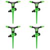 vidaXL Rotating Sprinklers 4 pcs Green and Black 16x13,5x25,5 cm ABS&PP