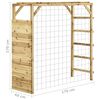 vidaXL Cimbing Frame with Football Goal 170x60x170 cm Impregnated Pinewood