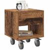 vidaXL Bedside Table Old Wood 40.5 x 40 x 48 cm Engineered Wood