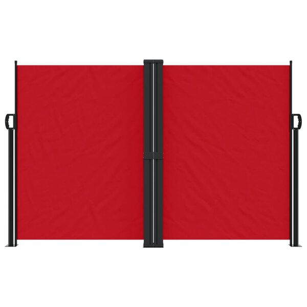 vidaXL Retractable Side Awning Red 160x1000 cm