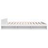 vidaXL Bed Frame with Drawers without Mattress White 200x200 cm